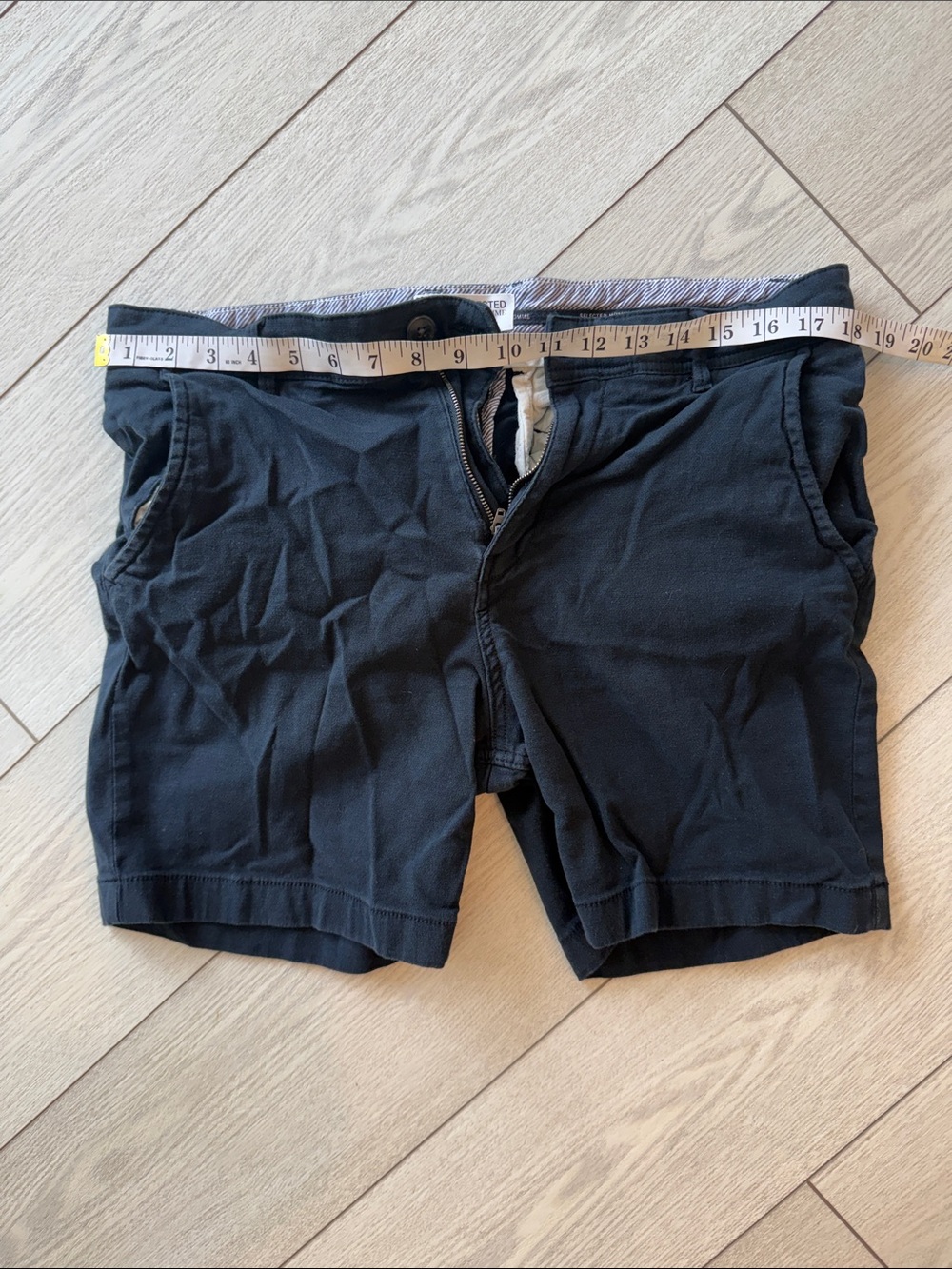 Black Men’s Casual Cotton Shorts - Picture 2 of 6
